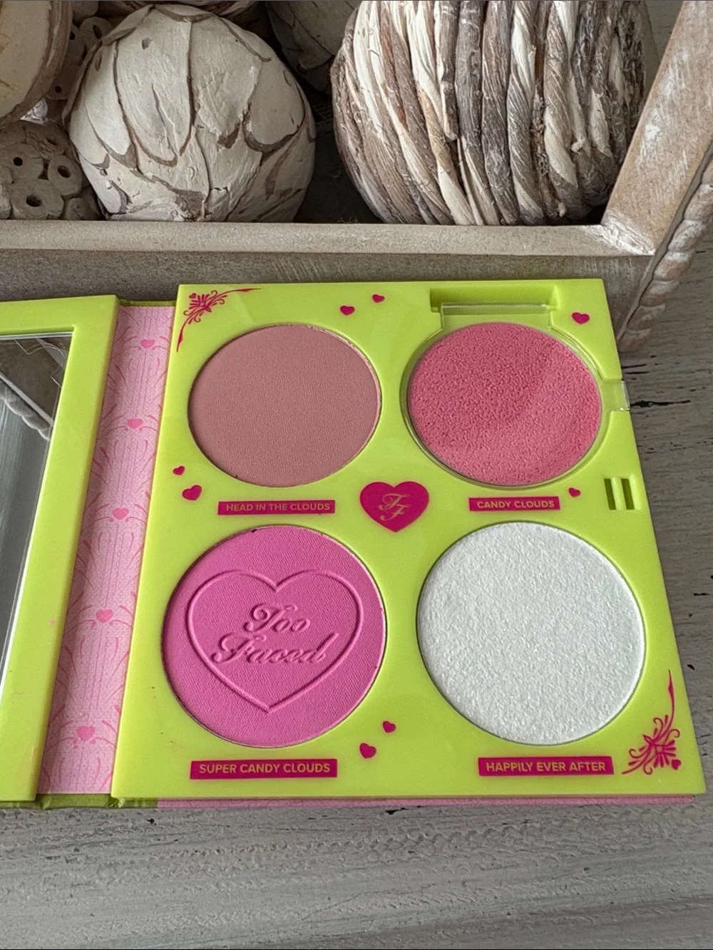 Too Faced Fairytale Crush Limited Edition Blush & Highlighter Palette